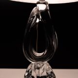 Daum France Crystal Glass table lamp 1965