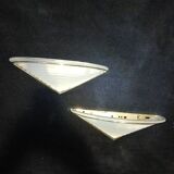 2 appliques Art déco verre