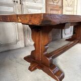 Solid oak kitchen dining room table