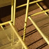 Spaghetti table and chairs by Giandomenico Belotti