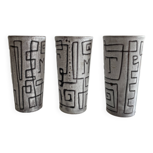 Grands Gobelets à orangeades - vases