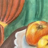 Still life with fruit signed J de Sereys and dated 1974