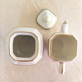 Porcelain creamer and sugar bowl - Elysée model - Jammet et Seignolles