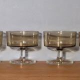 Smoked glass cups 70
