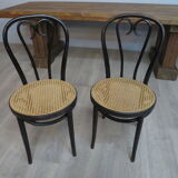 Pair of chairs bentwood black