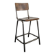 Industrial style bar stool