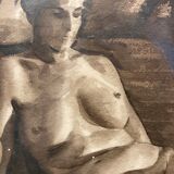 Framed drawing