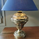 Pied de lampe art nouveau en laiton