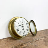 Antique brass navy ship clock