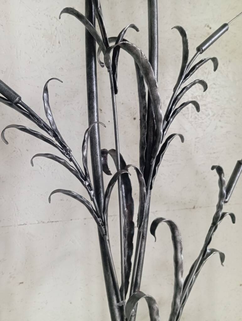 Artistic wrought iron screen
