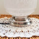 Lamp to lay vintage opaline white Clichy glass