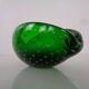 Green Sommerso Murano Glass Ashtray, Italy, 1960s