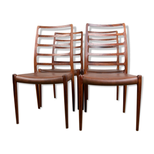 Série de 4 chaises danoises
