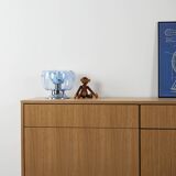 Table lamp, Murano glass, Italian design, 1970s, made in Italy