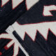 Black and cream kilim rug afghan wool rug 183x229cm