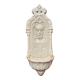 Digoin Sarreguemines earthenware holy water font