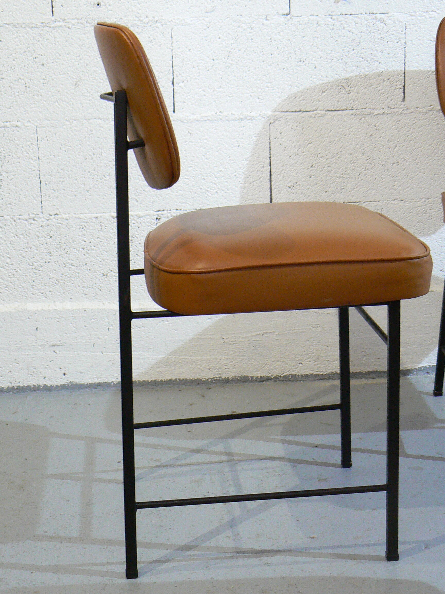 Set of 6 chairs Guermonprez 1960