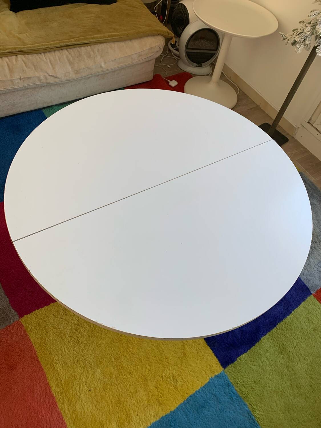 70s retractable coffee table