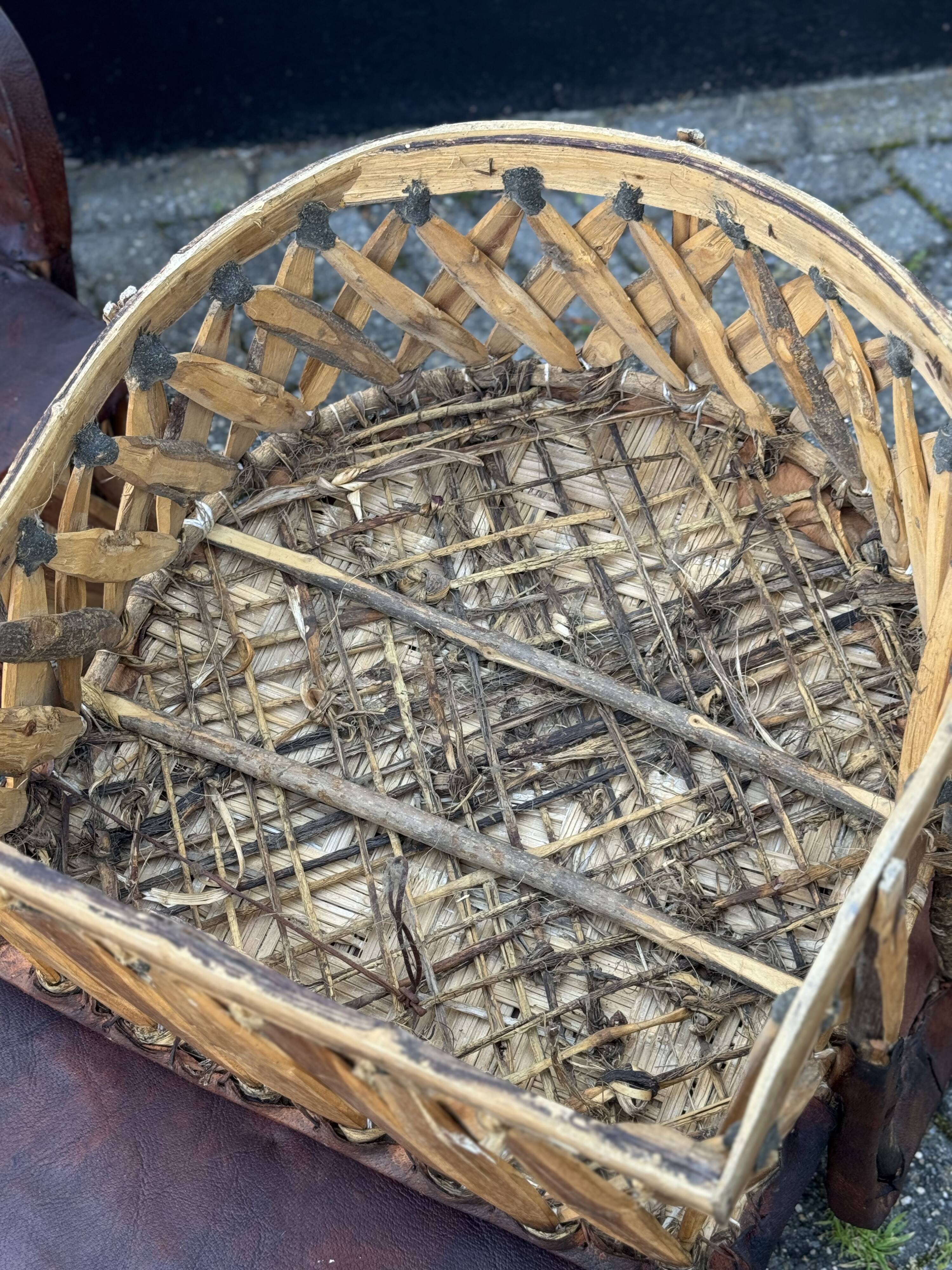 Vintage Mexican Equipale chairs and table