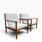 Set of 2 Italian armchairs