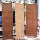 Wrought Iron and Rattan Screen