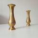 Vintage vase in gilded brass