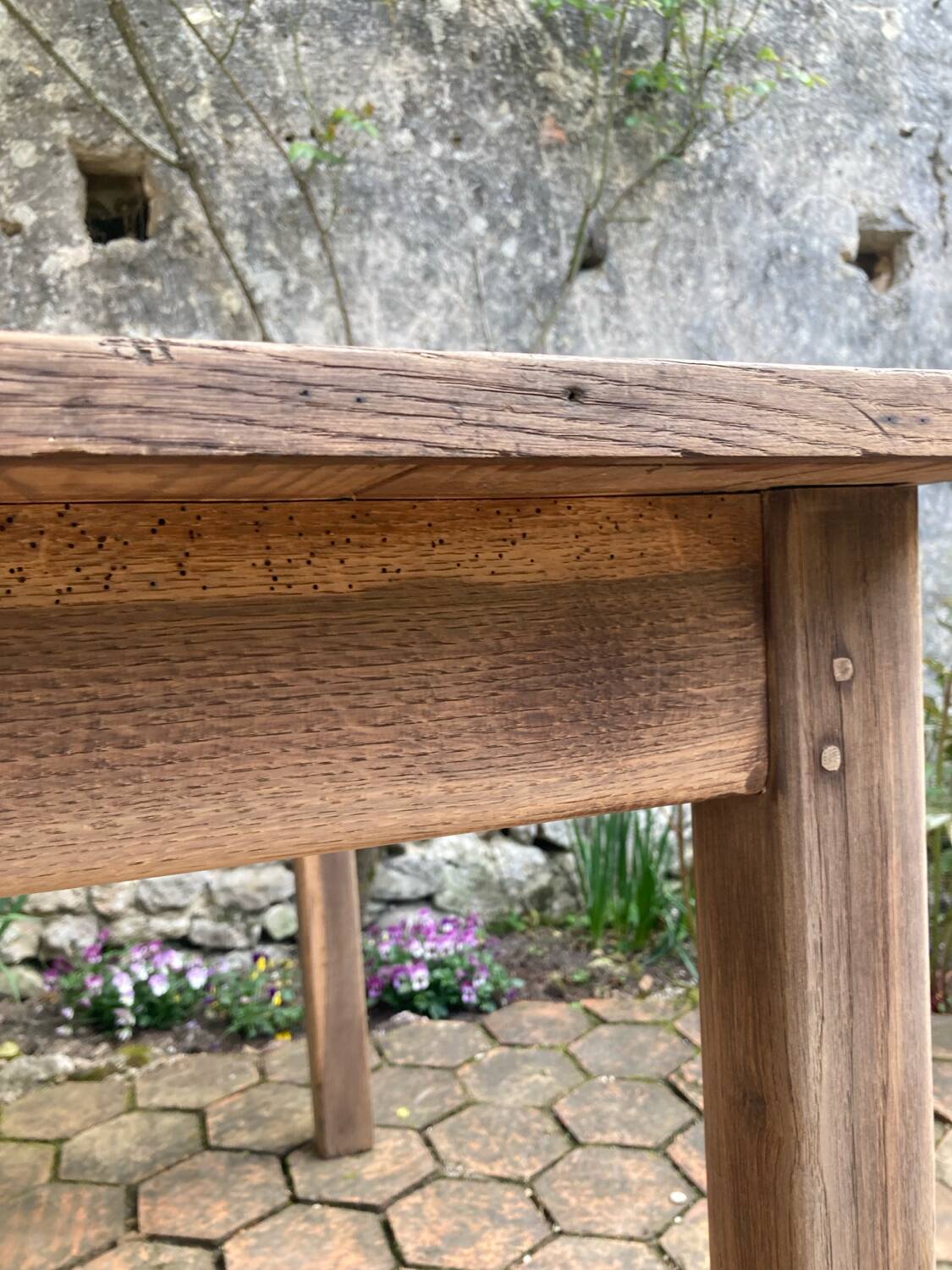 Old farmhouse table