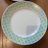 8 Digoin Sarreguemines dinner plates