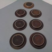Ruska Plates by Ulla Procope for Arabia, Set of 7, Finland, 1960s, Set of 7