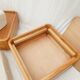 Pouf en bois d'orme