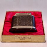 briquet de table Silver Match, années 70