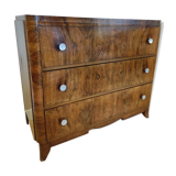 Art deco chest of drawers varnished 1920