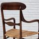 1970s, Italian design by Fratelli Levaggi, 2 armchairs, model "Campanino".