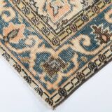 4x6 Dark Teal Green Oriental Vintage Area Rug, 120x194Cm