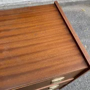 Mid-Century Scandinavian wooden chest of drawers 1960
