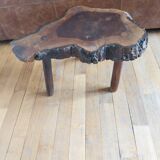 Table basse Brutaliste souche
