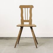 Chaise primitive de montagne antique du 19ème siècle