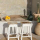 Paire de tabourets vintage