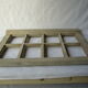 Old rectangular wooden window
