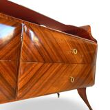 midcentury rosewood chest of drawers.