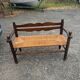 Banc anciens pieds tournés