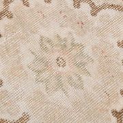 Tapis Aubusson ancien tons beiges et roses, élégant et raffiné, 209x335 Cm