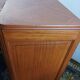 Art deco walnut display cabinet