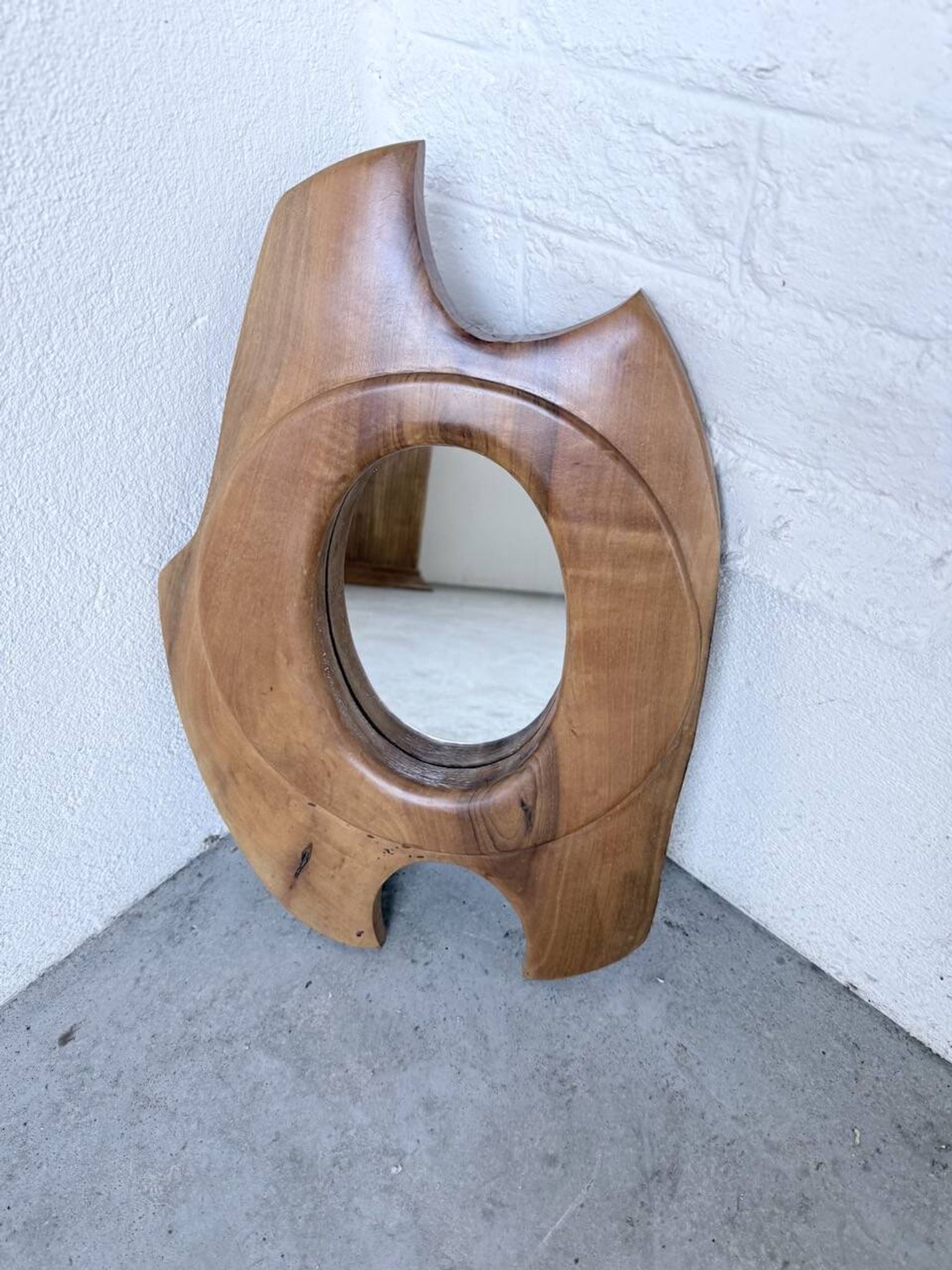 Organic walnut mirror 1960