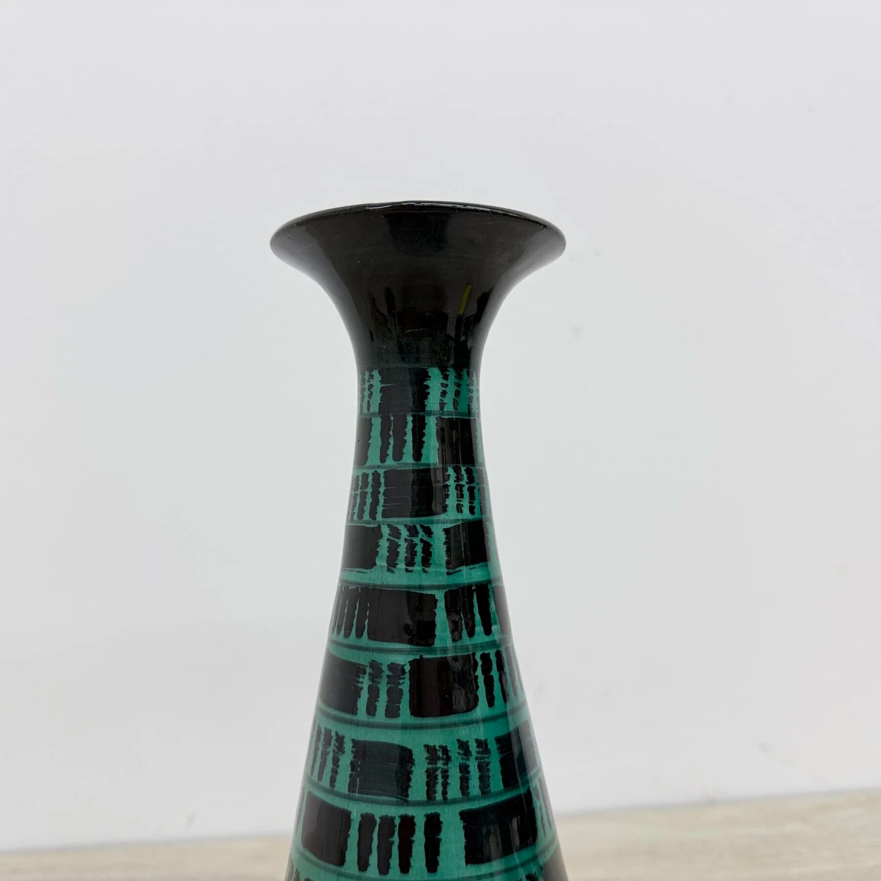Italian ceramic vase from Bitossi, 1970s