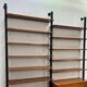 Rosewood Wall or Floor/Ceiling Bookcase