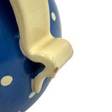 Vase Art Déco en céramique bleue, Rometti, Umbertide Italie années 1930