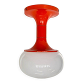 Lampe de plafond design mid-century, encastrée, années 1970 / Allemagne DDR