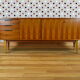 Scandinavian design row Walnut vintage 1960