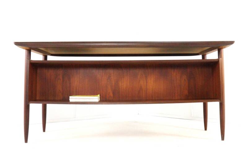 Hulmefa Pro-Pos executive desk - dutch mid century modern design in teak